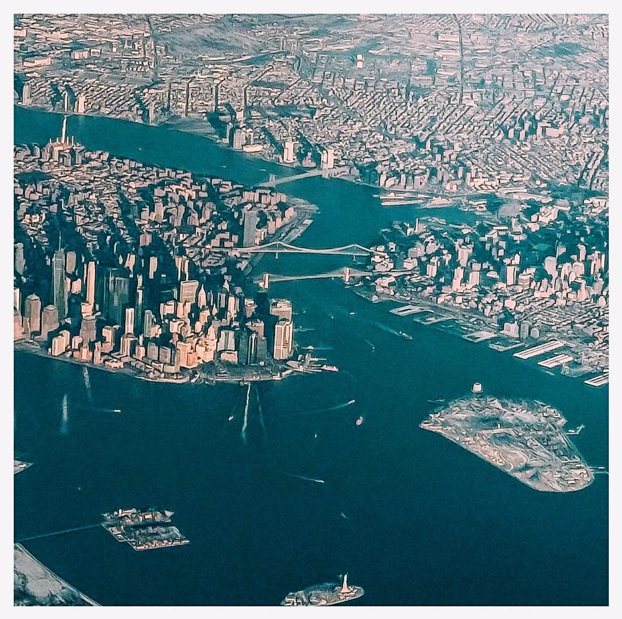 Harbor, Aerial — New York Harbor