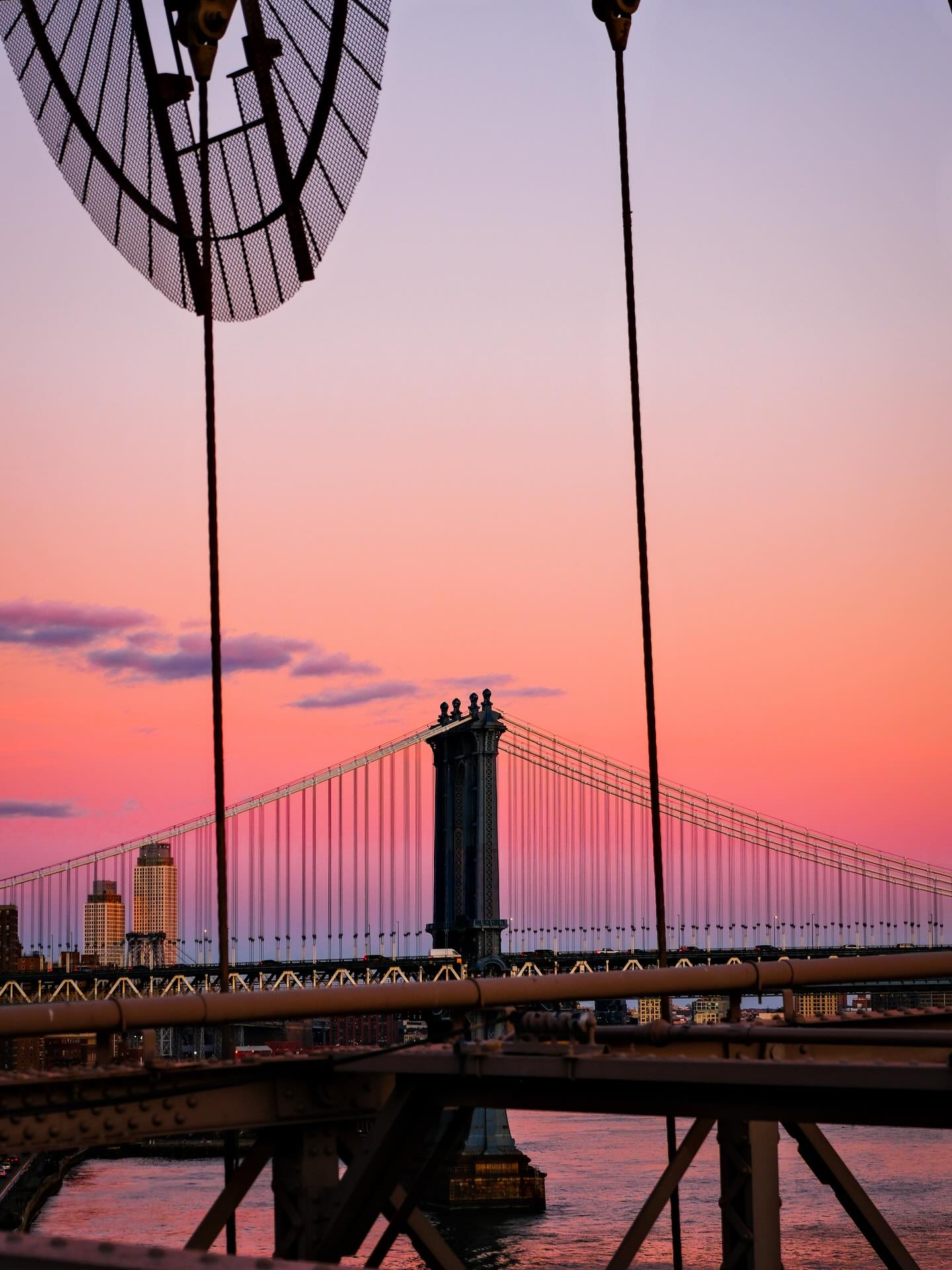 Manhattan Bridge, Dusk — New York City