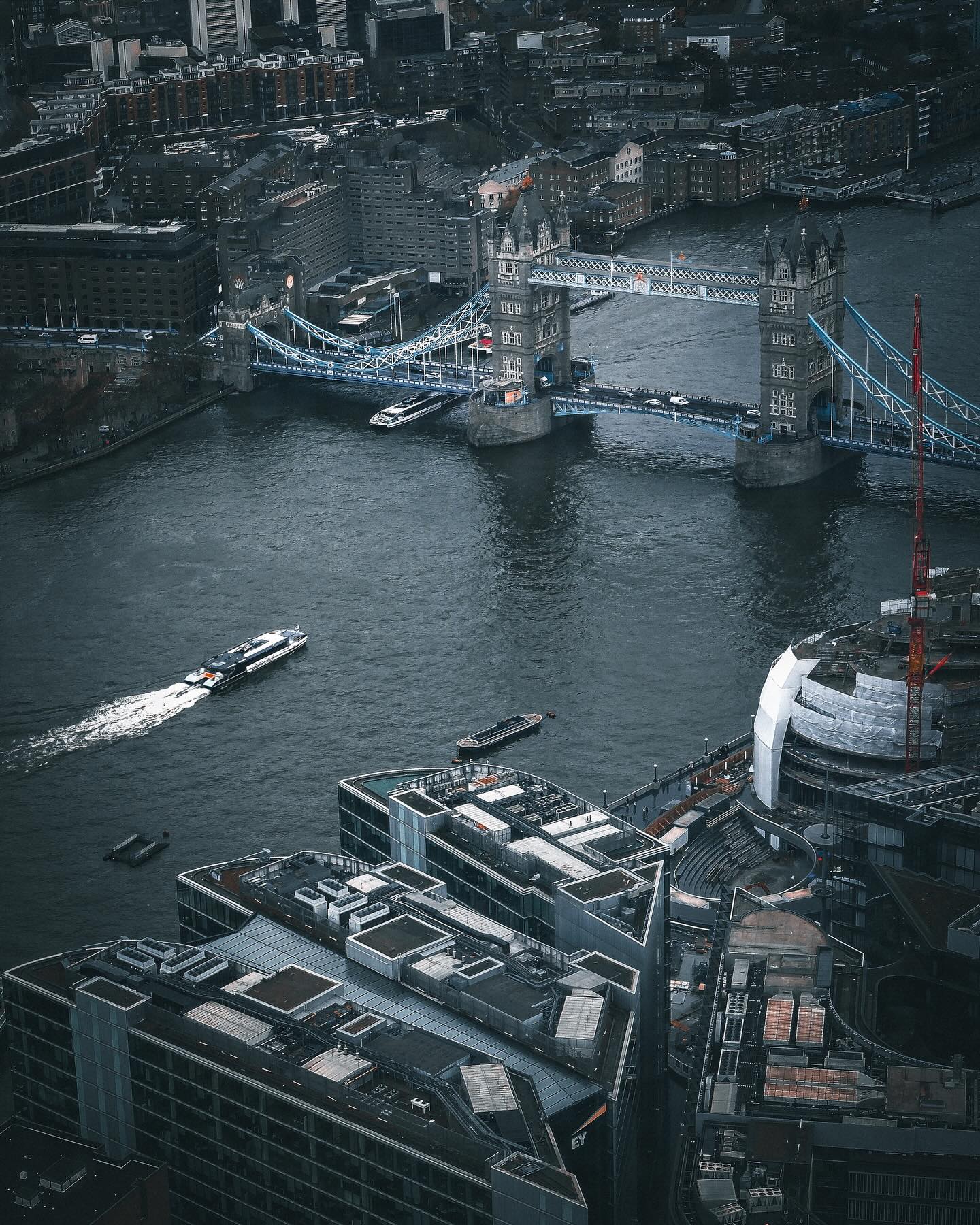 Tower Bridge From Above — London, England